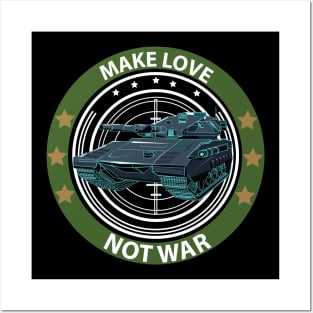 Make love not war. Posters and Art